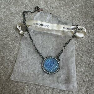 Sabika Blue Pendant Necklace